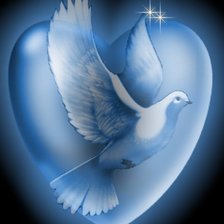 Схема вышивки «серия"голуби"»