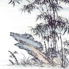 Схема вышивки «Бамбук»