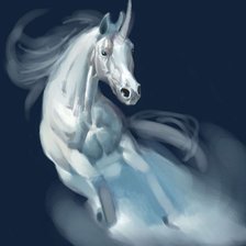 Схема вышивки «Единорог»