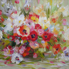 Схема вышивки «полевые цветы»