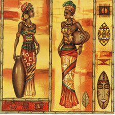 Схема вышивки «негритянка»