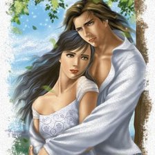 Схема вышивки «пара»