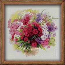 Схема вышивки «серия букеты»