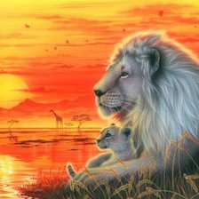 Схема вышивки «на закате»