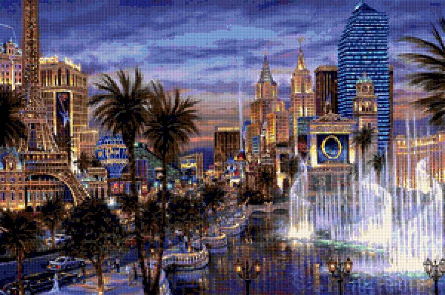 огни ночного города - предпросмотр