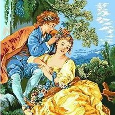 Схема вышивки «пастораль»