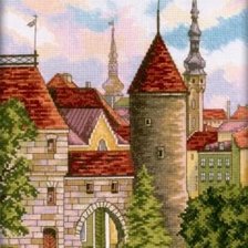 Схема вышивки «старый таллин»