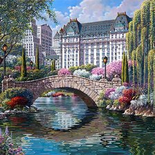 Схема вышивки «пейзаж 345»