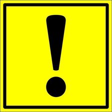 Схема вышивки «внимание»