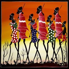 Схема вышивки «Африканский мотив»