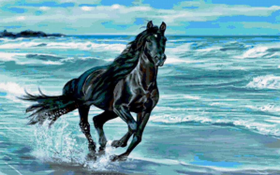 у моря - картина - предпросмотр