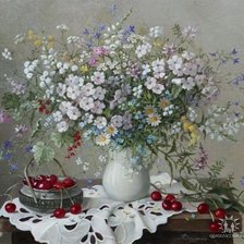 Схема вышивки «натюрморт»