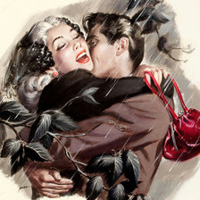 встреча под дождем