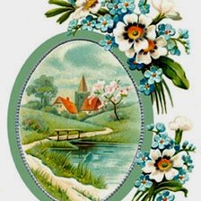 Схема вышивки «летний пейзаж»