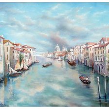 Схема вышивки «венеция  (триптих)»