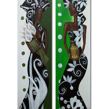 Схема вышивки «африка»