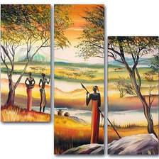 Схема вышивки «африка»