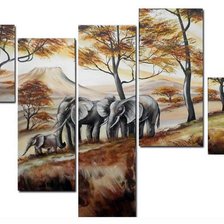 Схема вышивки «африка»