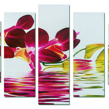 Схема вышивки «орхидея»