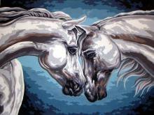 Схема вышивки «Лошади»