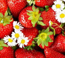 Схема вышивки «клубничка»