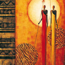 Схема вышивки «африканское солнце»