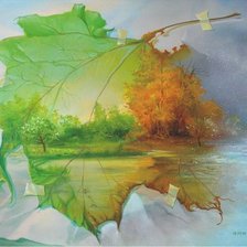 Схема вышивки «Времена года»