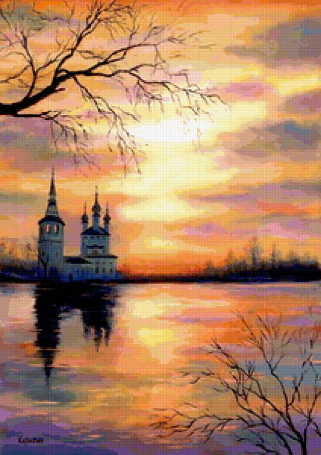 картина - пейзаж - предпросмотр