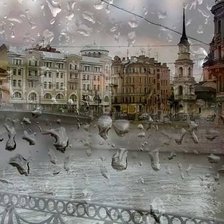 Схема вышивки «Город»