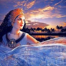 Схема вышивки «Египетская жрица»