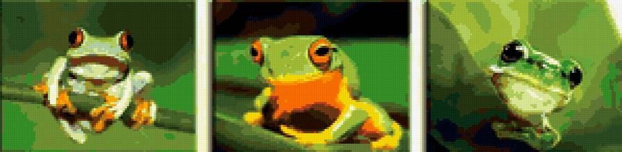 Триптих Лягушки - предпросмотр