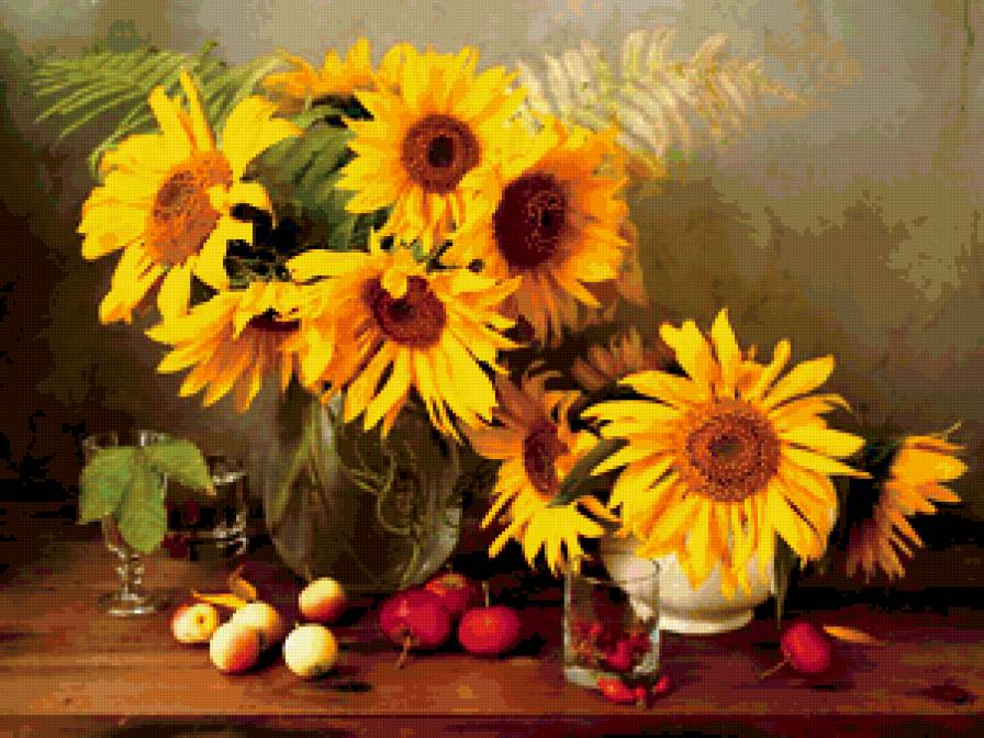 подсолнухи - предпросмотр