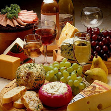 Схема вышивки «сир та вино»