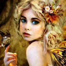 Схема вышивки «Лесная нимфа»