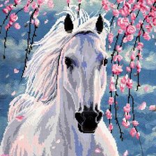 Белая лошадь