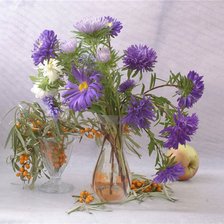 Схема вышивки «Астры»