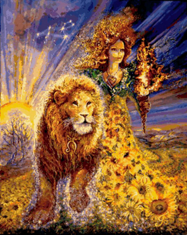 август - знаки зодиака, август, лев, девушка - предпросмотр