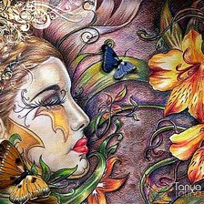 Схема вышивки «Райский сад»