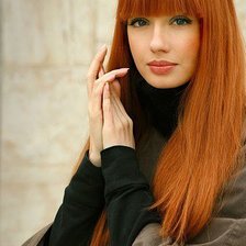 Схема вышивки «Рыжеволосая»