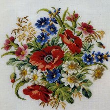 Схема вышивки «Полевой букет»