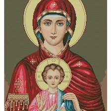 Схема вышивки «икона»