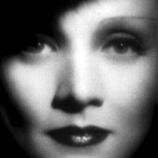 Схема вышивки «Портрет Марлен Дитрих»