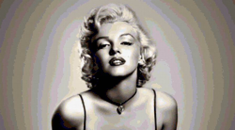 Портрет Мерлин Монро - мерлин монро, портрет, девушки - предпросмотр