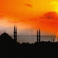 Схема вышивки «Закат»