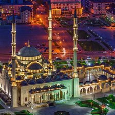 Схема вышивки «Мечеть в Грозном»