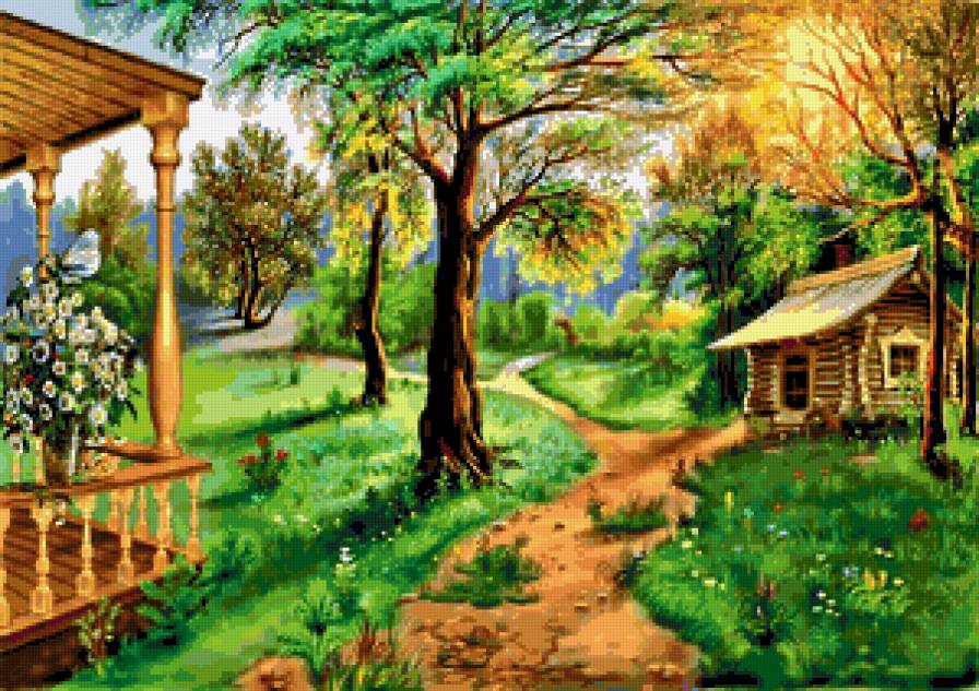 в лесу - предпросмотр