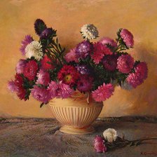 Схема вышивки «астры»