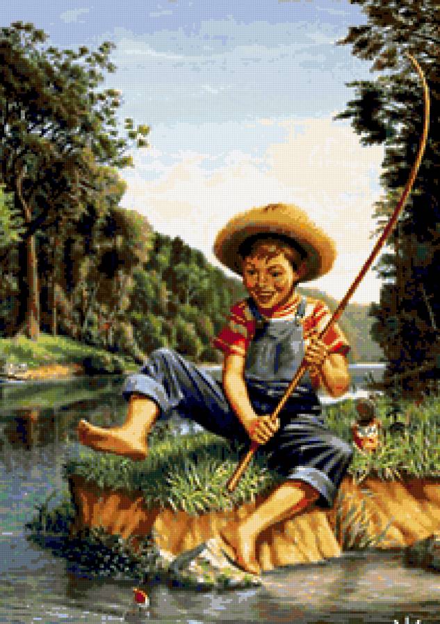 На рыбалке - рыбалка - предпросмотр