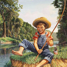 Схема вышивки «На рыбалке»