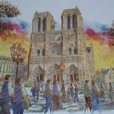 Схема вышивки «Нотр-Дам де Пари»